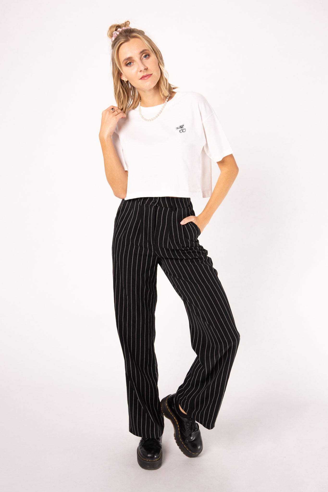 Due Caffè | Besticktes Bio Crop Top