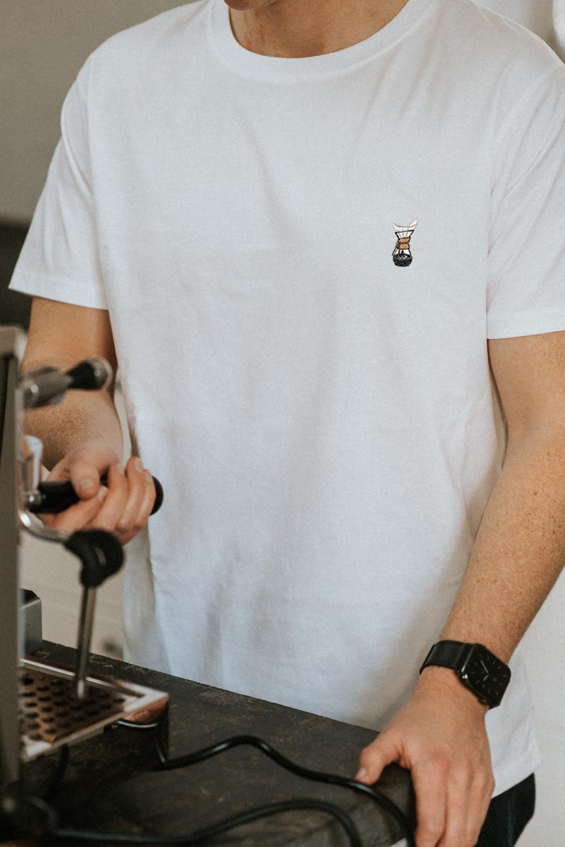Sophisticated filter | Besticktes Organic Bio Baumwoll Männer T-Shirt