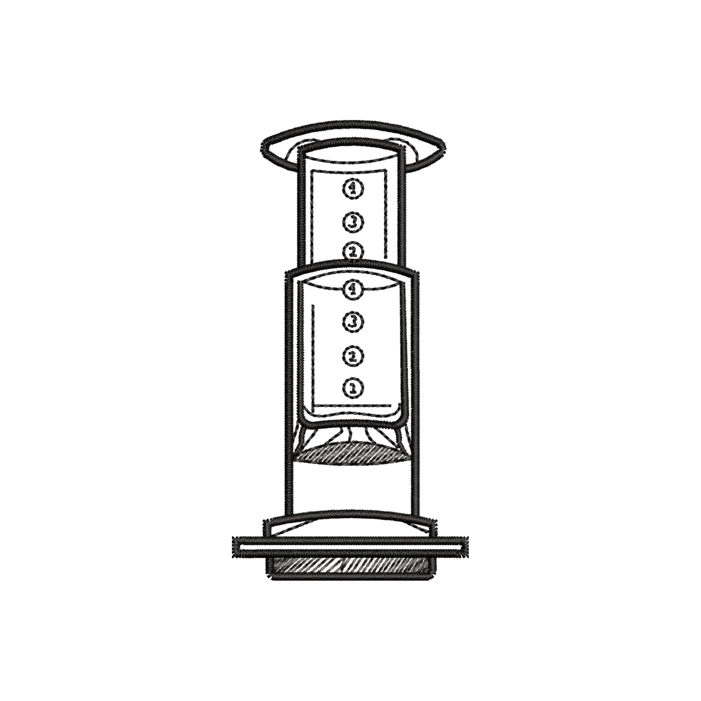 Air Coffee | Bestickter Bio-Baumwoll Pullover