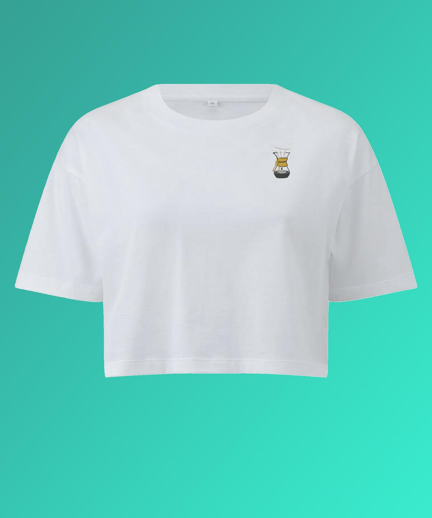 Sophisticated Filter | Besticktes Bio Baumwoll Crop Top
