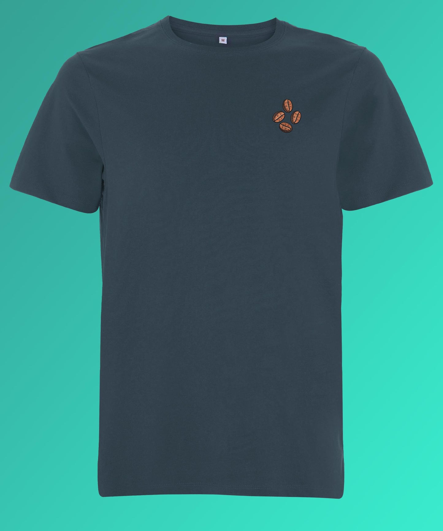Coffee beans | Besticktes Organic Bio Baumwoll-T-Shirt