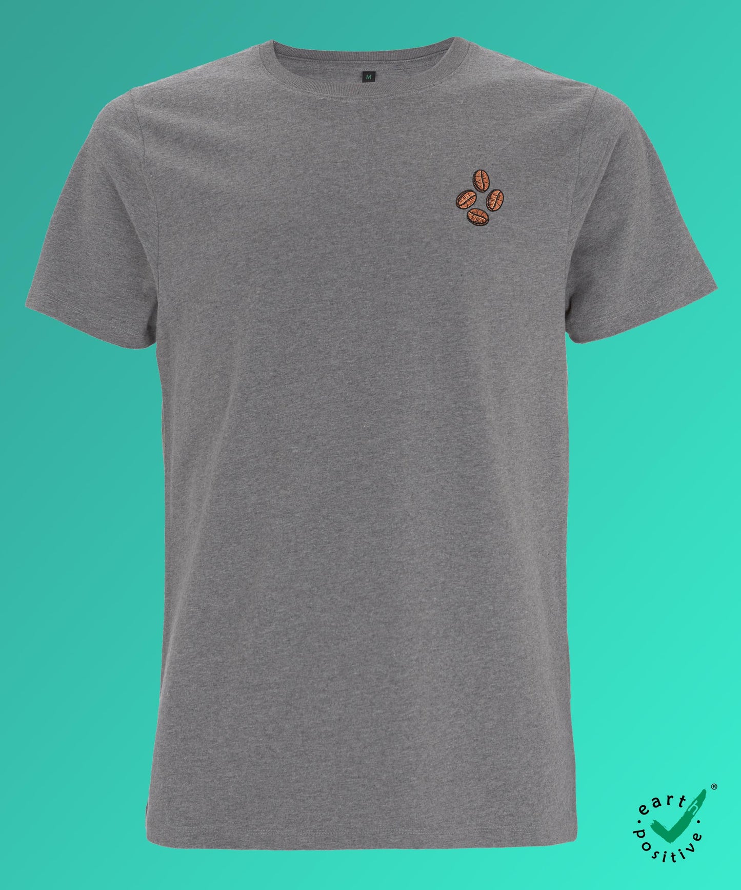 Coffee beans | Besticktes Oversized Organic Bio Baumwoll-T-Shirt