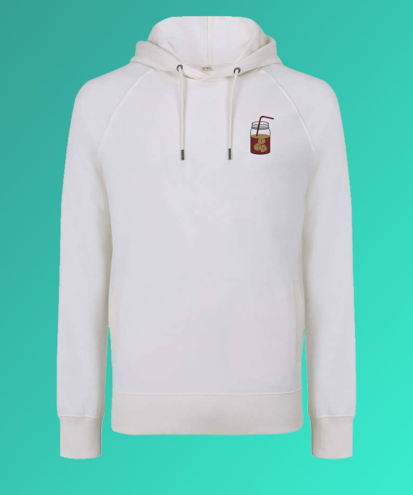 Cold Brew | Bestickter Männer Bio Baumwoll Hoodie