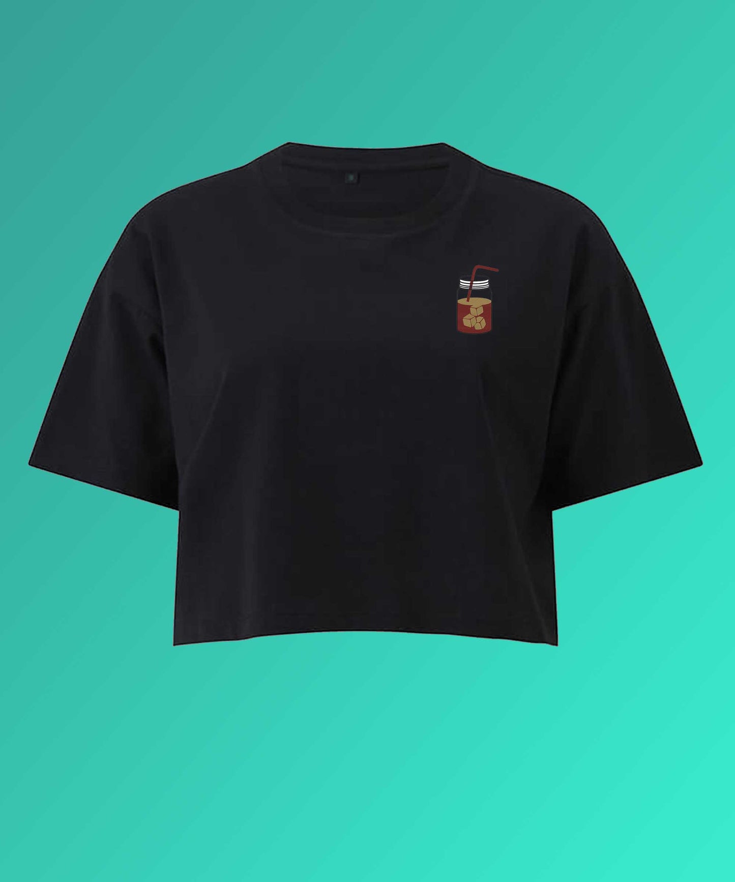 Cold Brew | Besticktes Bio Crop Top