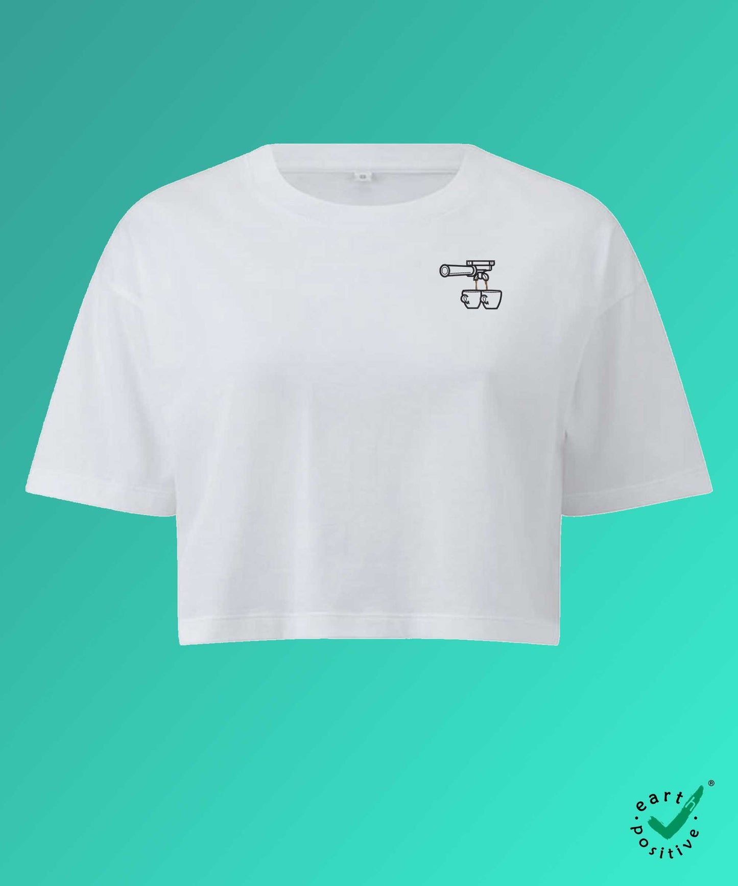 Due Caffè | Besticktes Bio Crop Top