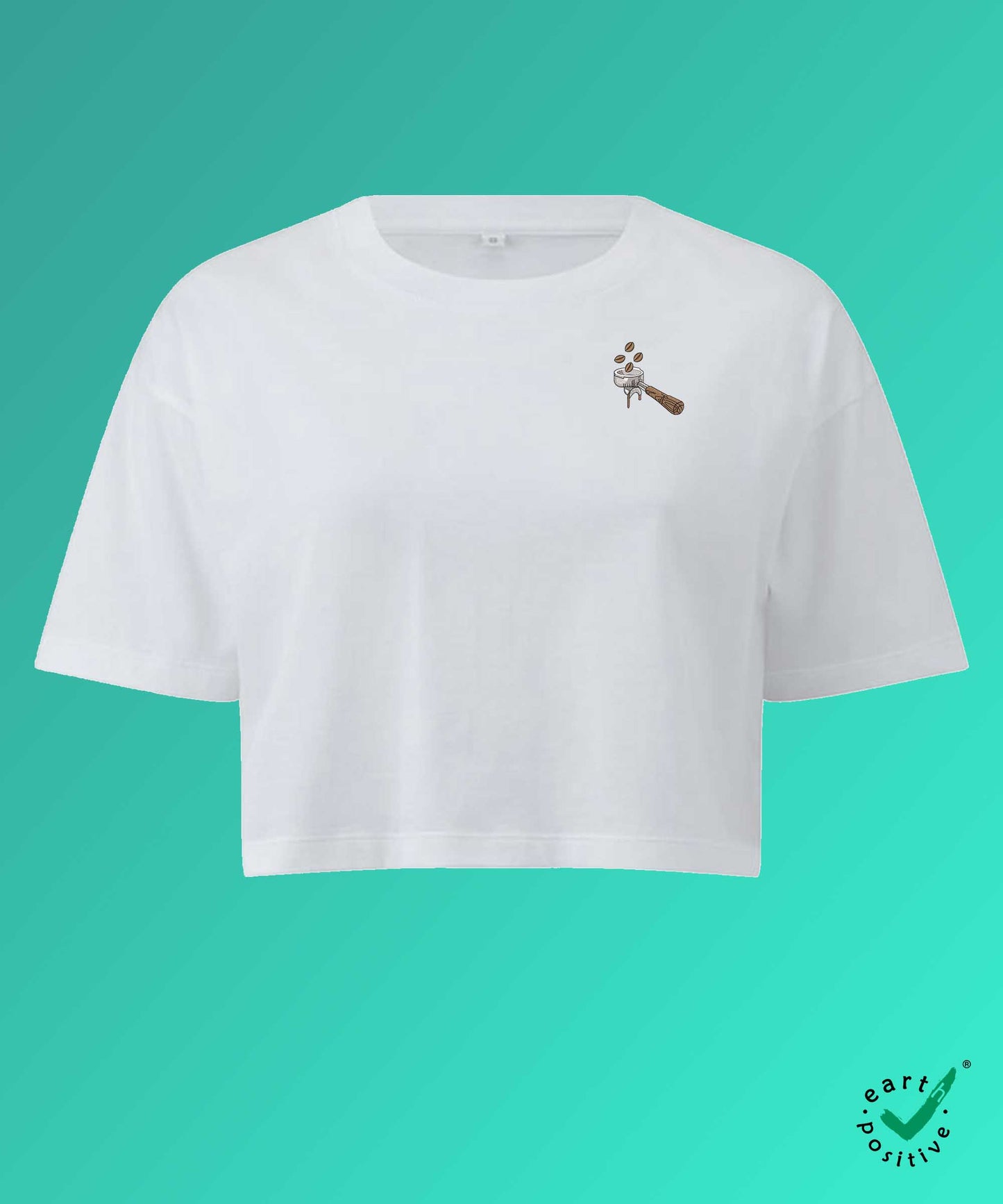Siebträger Beans | Besticktes Bio Crop Top