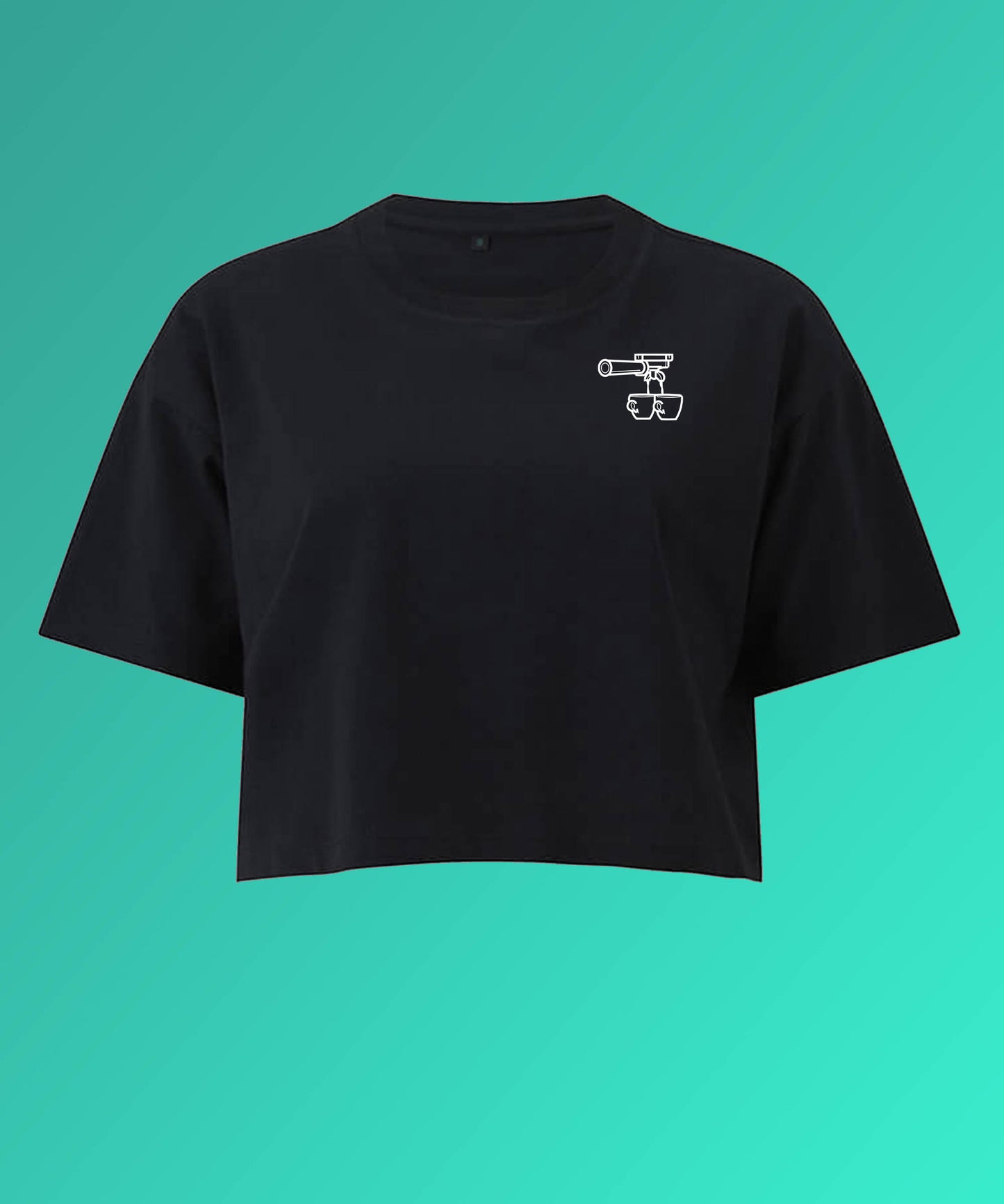 Due Caffè | Besticktes Bio Crop Top