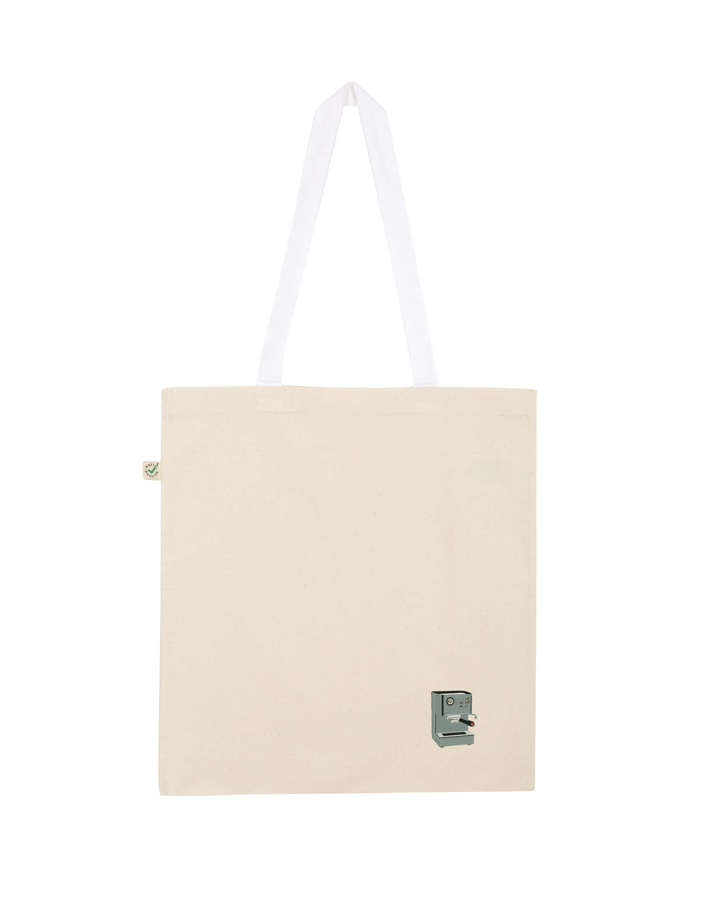 Siebträgermaschine | Bestickte Bio Baumwoll Tragetasche