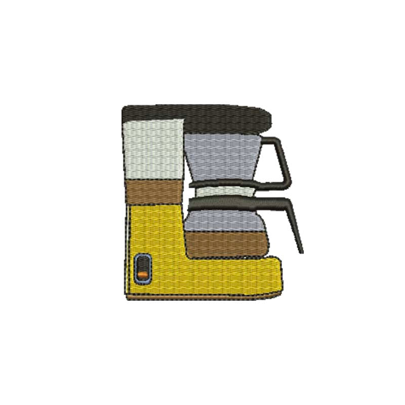 Filterkaffeemaschine | Bestickter Frauen Bio Baumwoll Hoodie