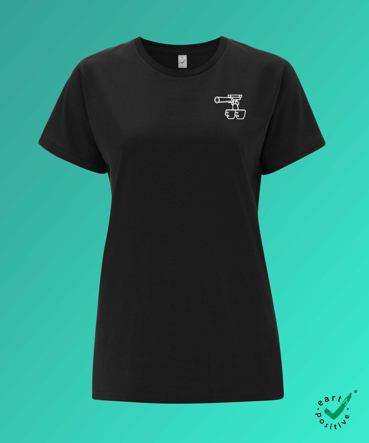 Due Caffè | Besticktes Bio Baumwoll Damen T-Shirt