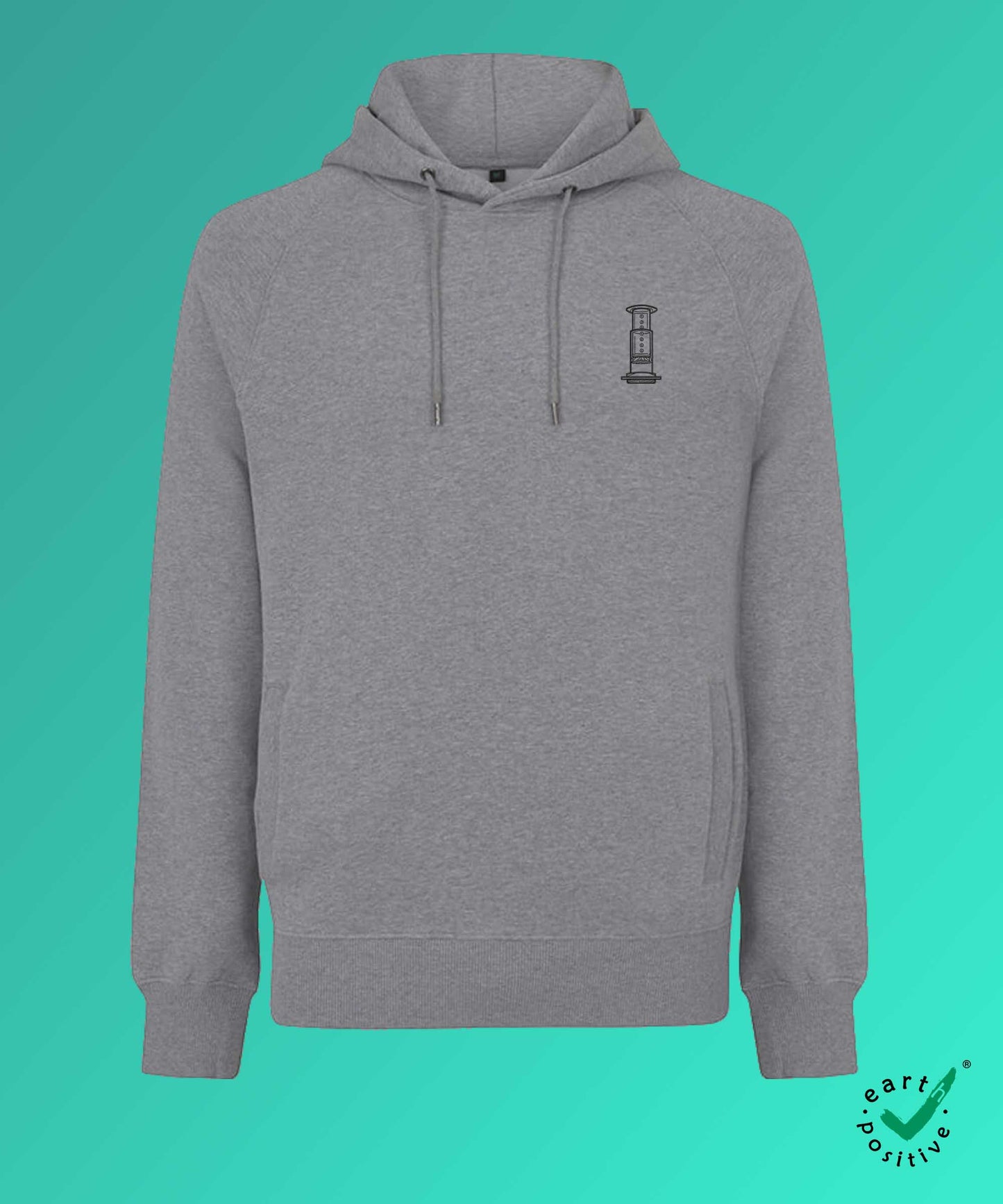 Air Coffee | Bestickter Organic Bio Baumwoll Hoodie
