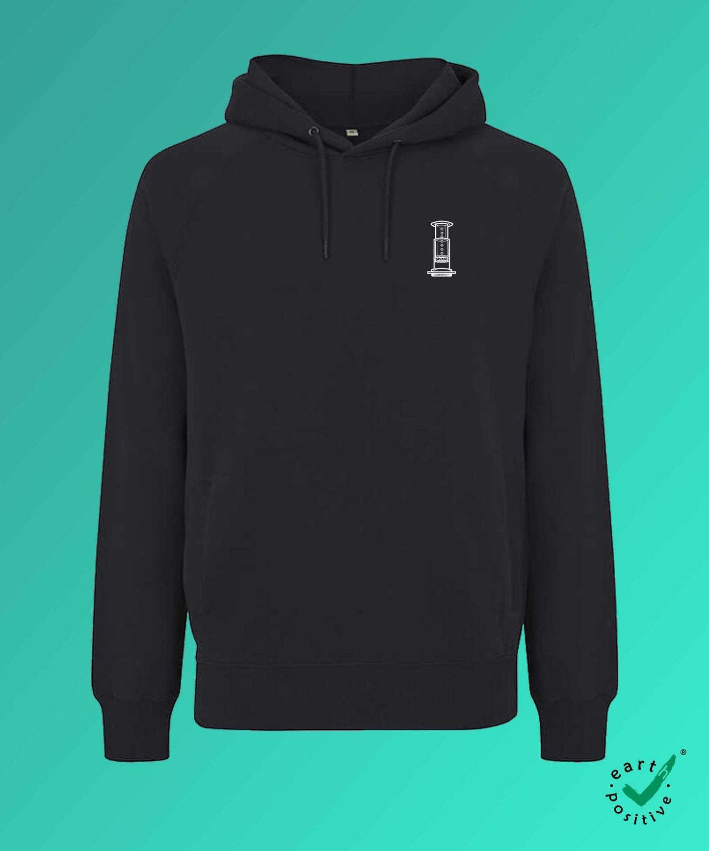 Air Coffee | Bestickter Organic Bio Baumwoll Hoodie