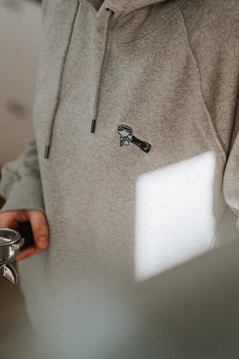Siebträger | Bestickter Frauen Bio Baumwoll Hoodie
