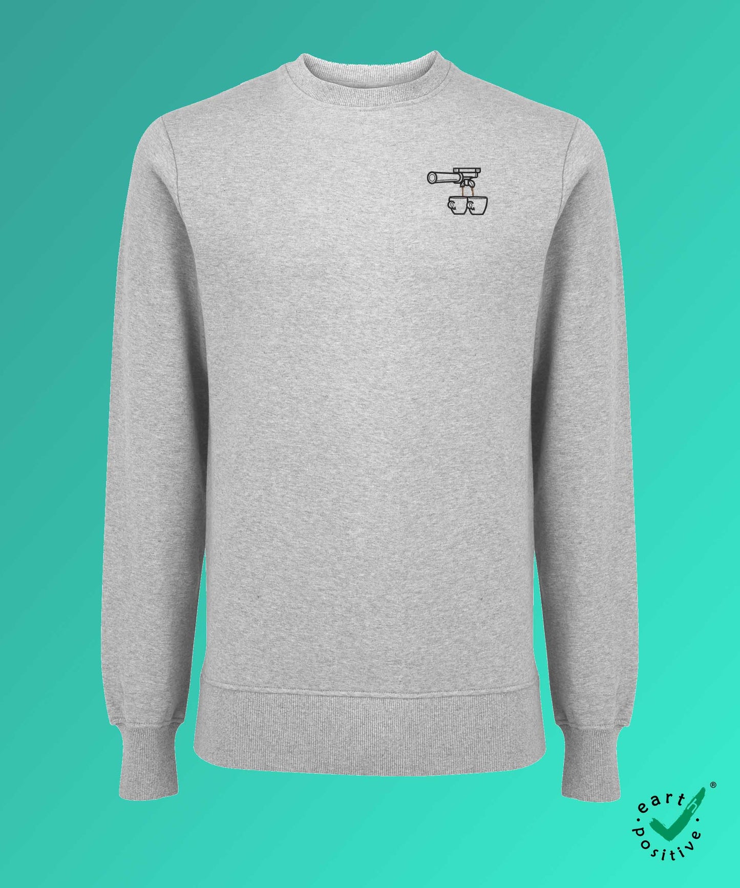 Due Caffè | Bestickter Bio-Baumwoll Männer Pullover