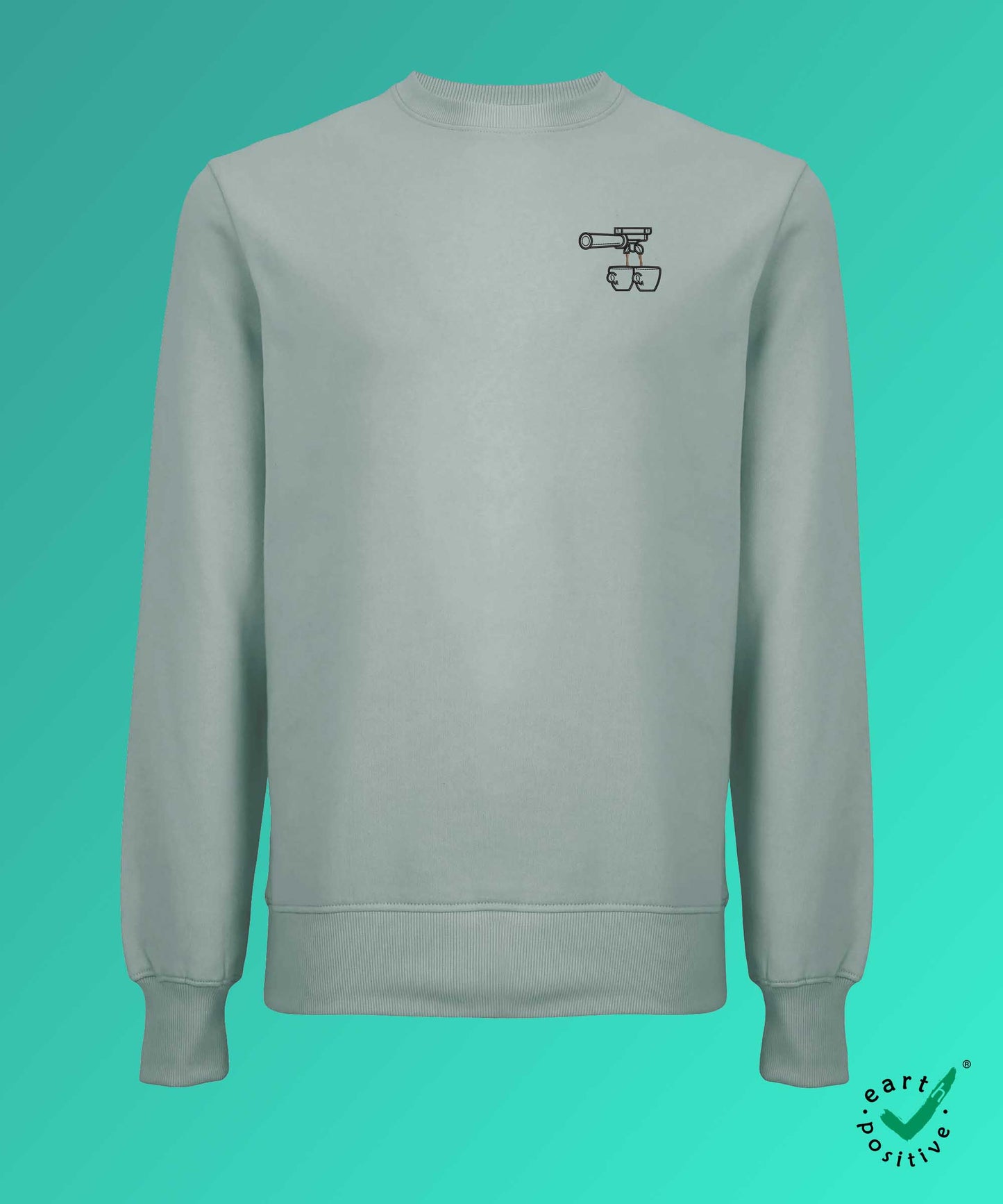 Due Caffè | Bestickter Bio-Baumwoll Männer Pullover