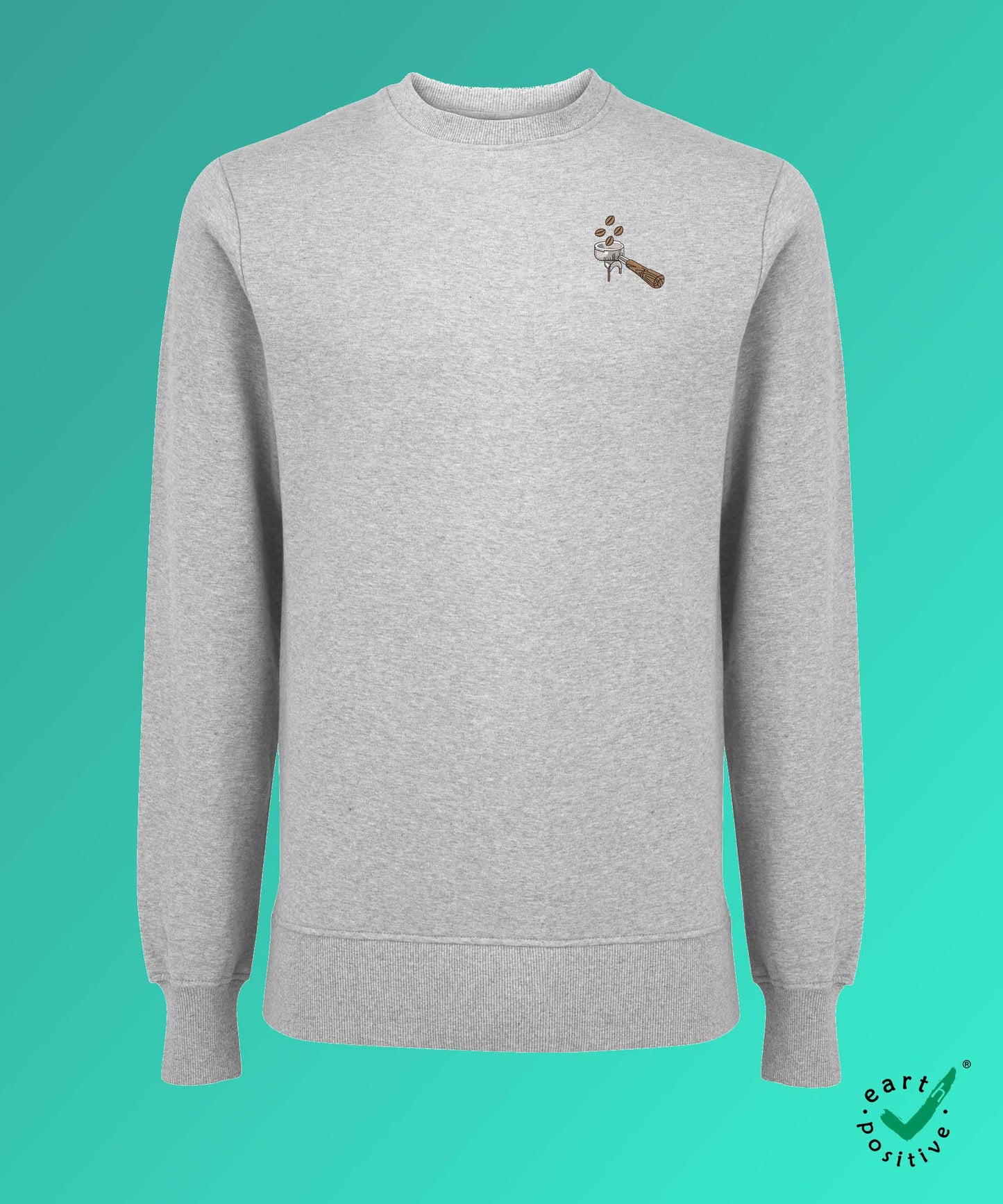 Siebträger Beans | Bestickter Bio-Baumwoll Pullover