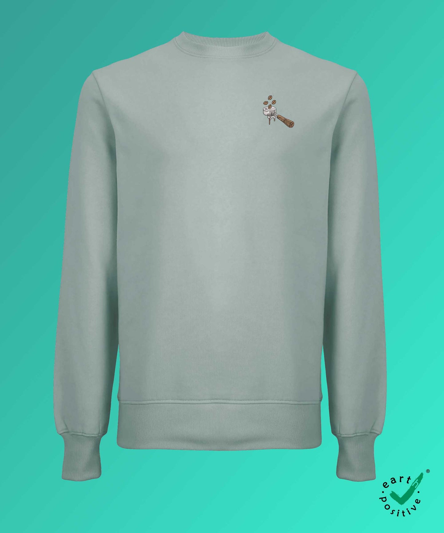 Siebträger Beans | Bestickter Bio-Baumwoll Pullover