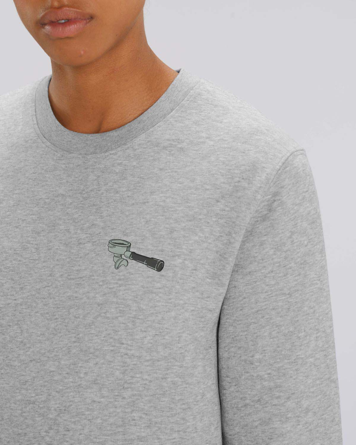 Siebträger | Bestickter Bio-Baumwoll Pullover