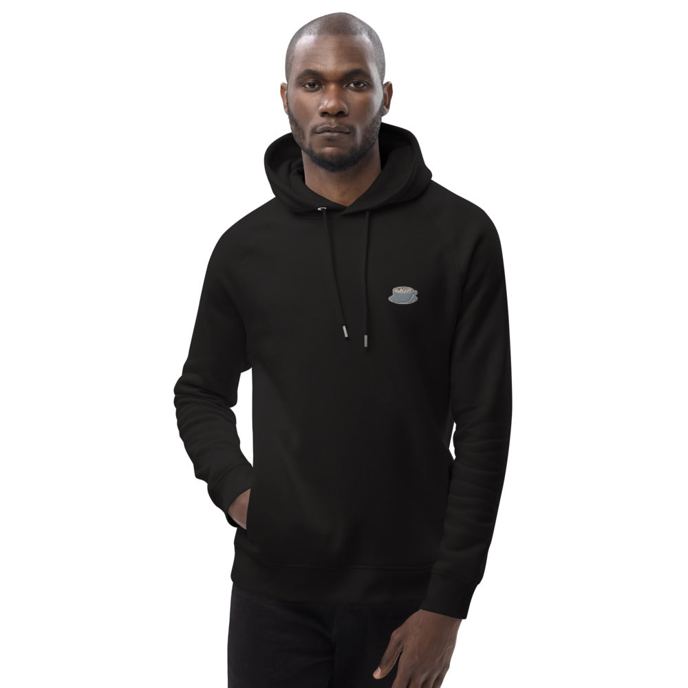 Kaffeetasse | Bestickter Organic Bio Baumwoll Hoodie