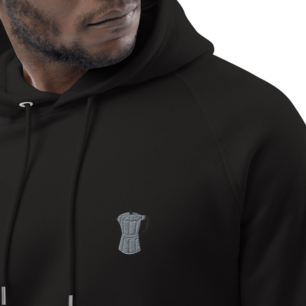 Espressokocher | Bestickter Männer Bio Baumwoll Hoodie