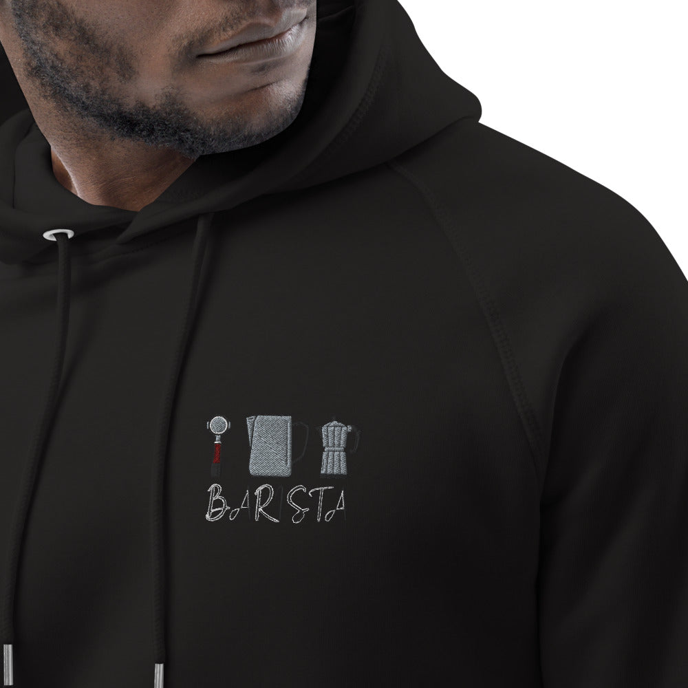 Barista Set | Bestickter Organic Bio Baumwoll Hoodie