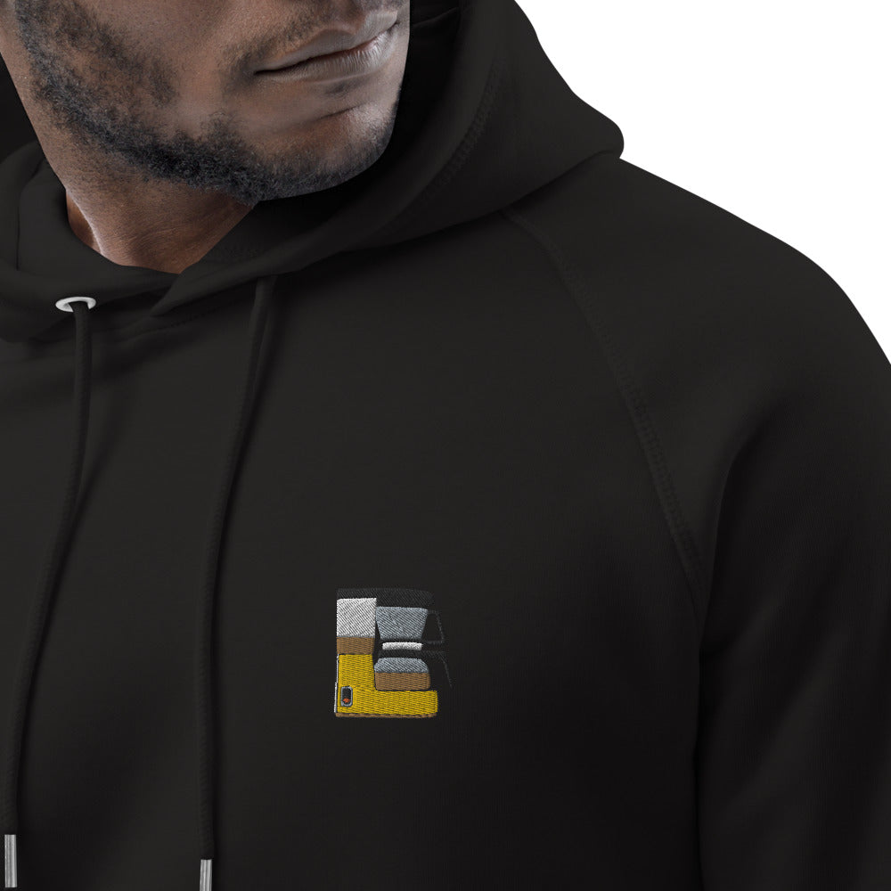 Filterkaffeemaschine | Bestickter Männer Bio Baumwoll Hoodie