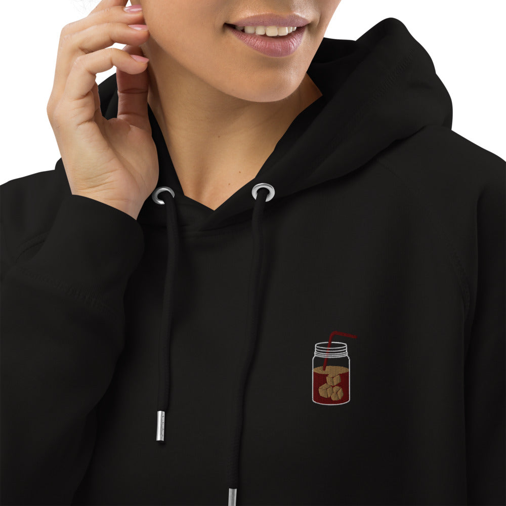 Cold Brew | Bestickter Frauen Bio Baumwoll Hoodie