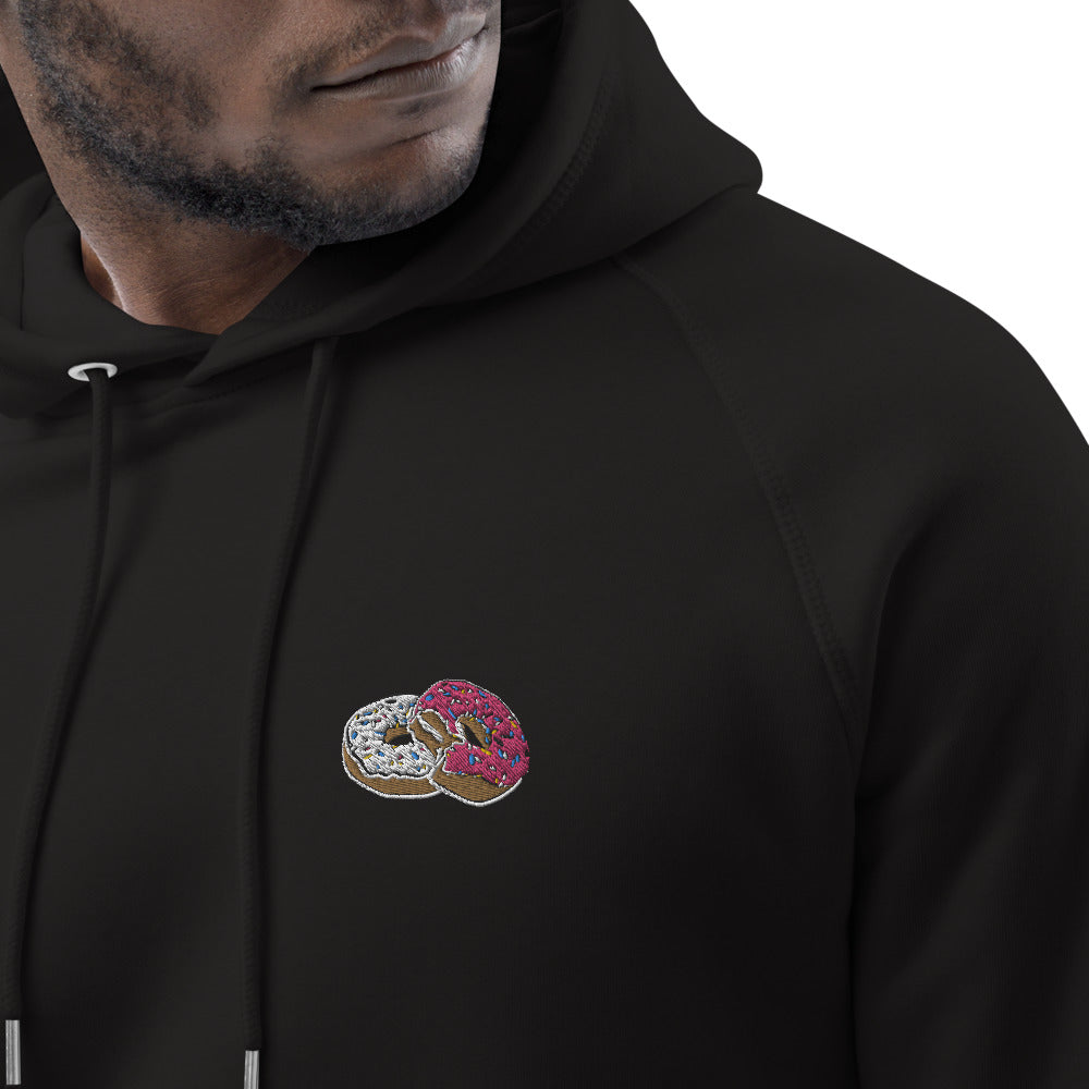 Donuts | Bestickter Organic Bio Baumwoll Hoodie