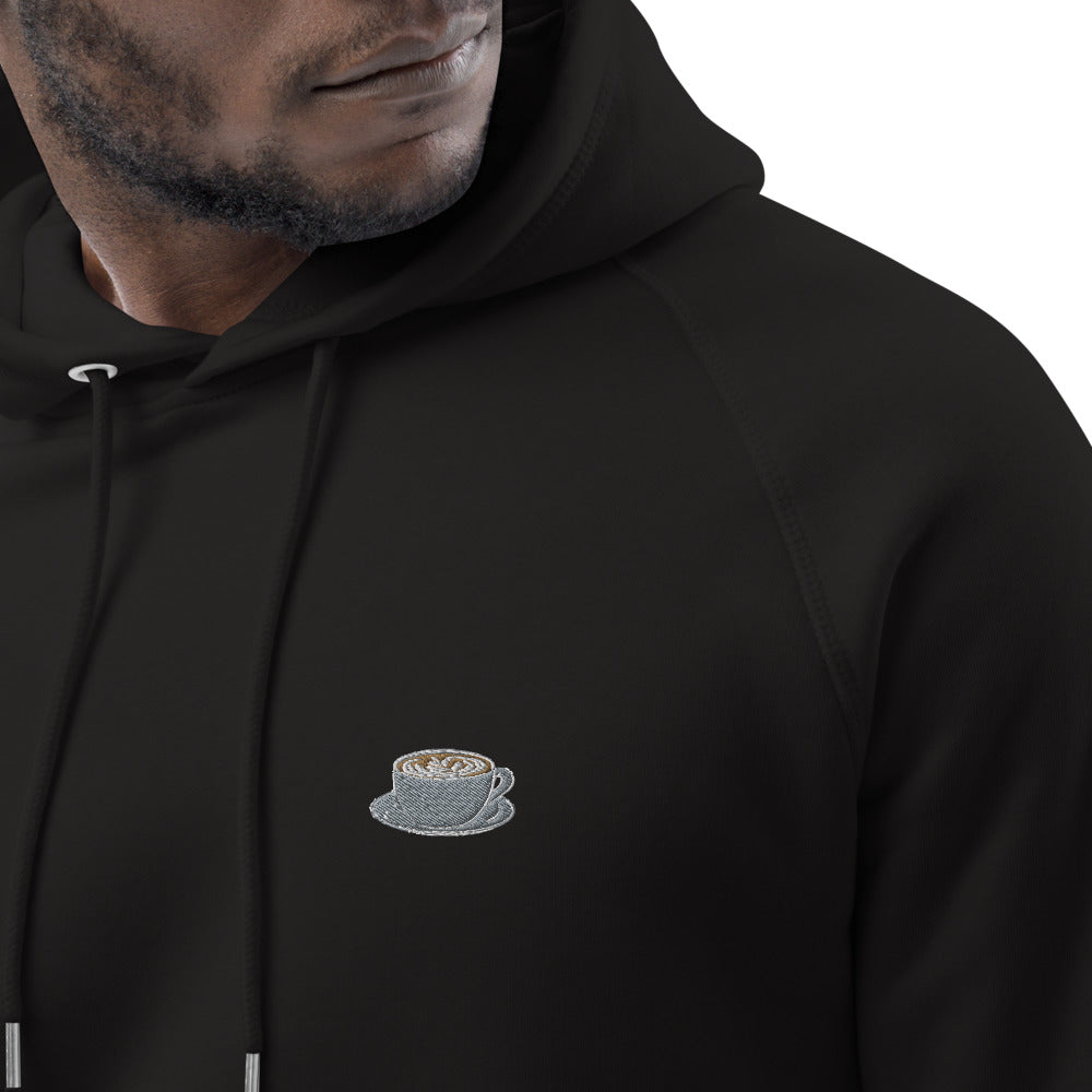 Kaffeetasse | Bestickter Organic Bio Baumwoll Hoodie