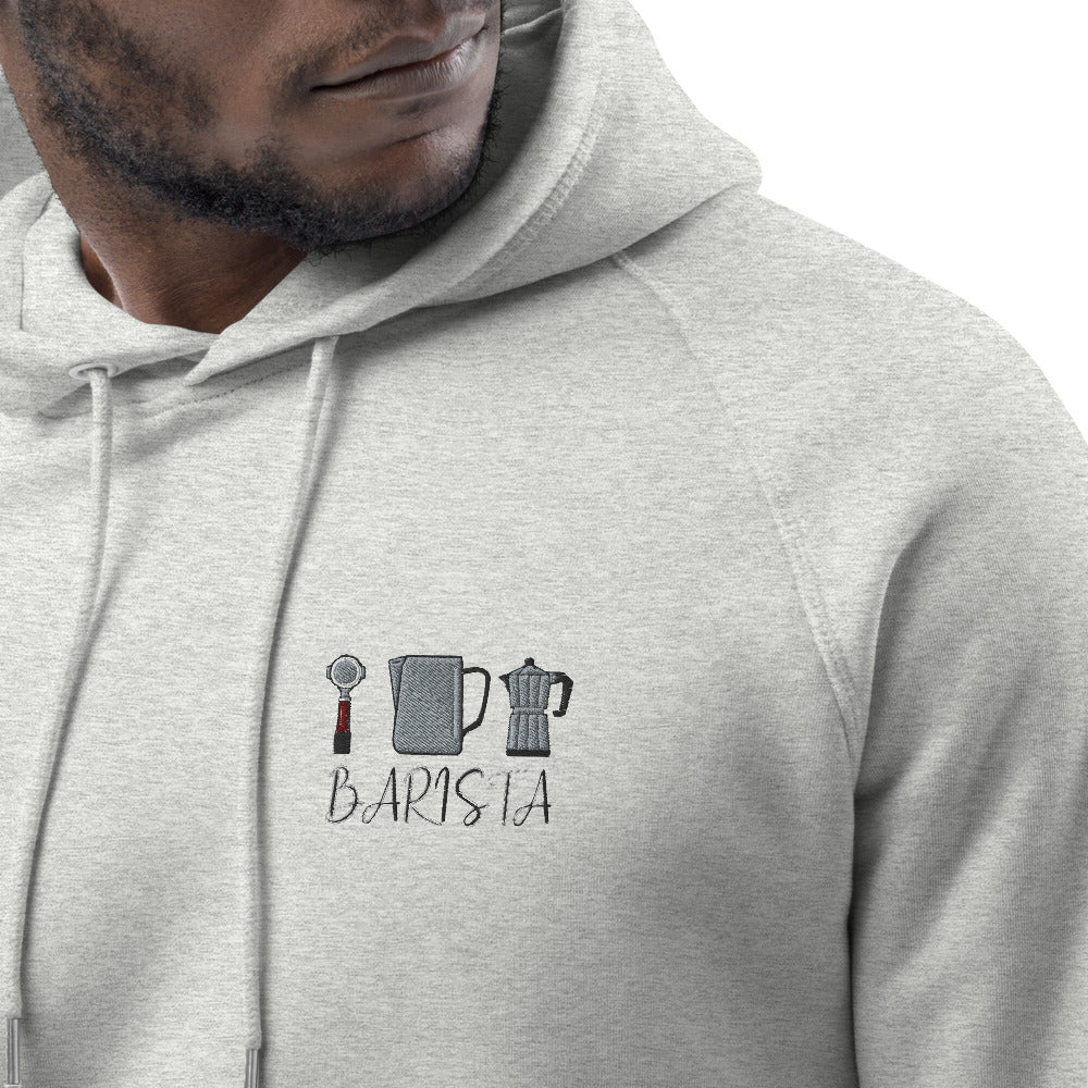 Barista Set | Bestickter Organic Bio Baumwoll Hoodie