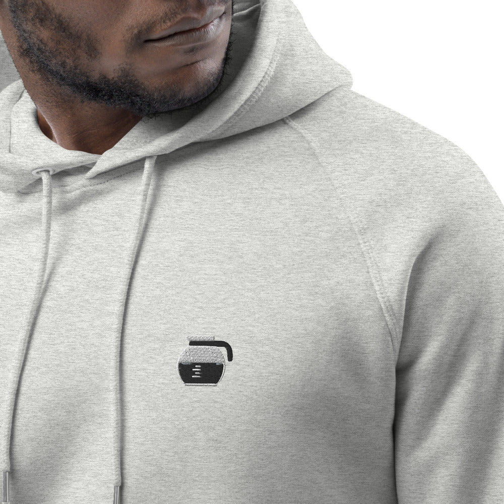 Filterkaffee | Bestickter Männer Bio Baumwoll Hoodie