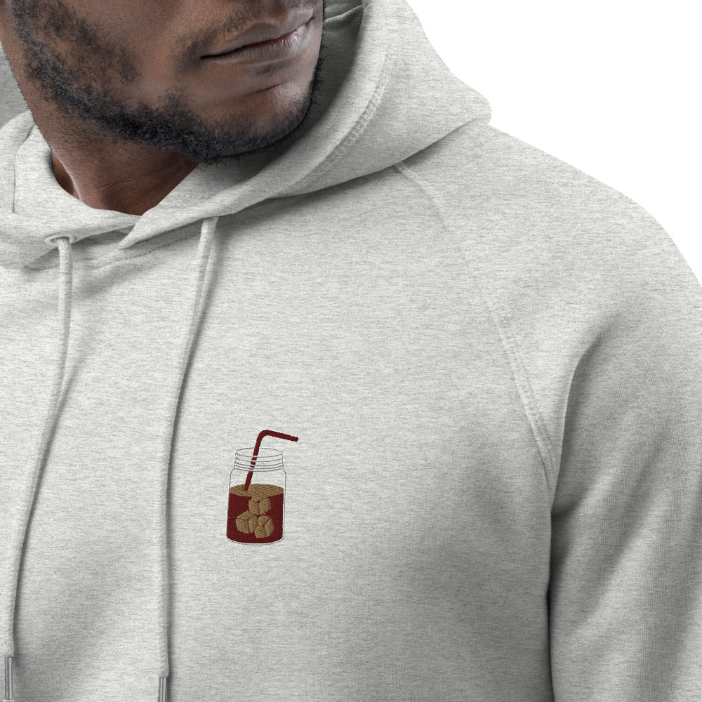 Cold Brew | Bestickter Männer Bio Baumwoll Hoodie