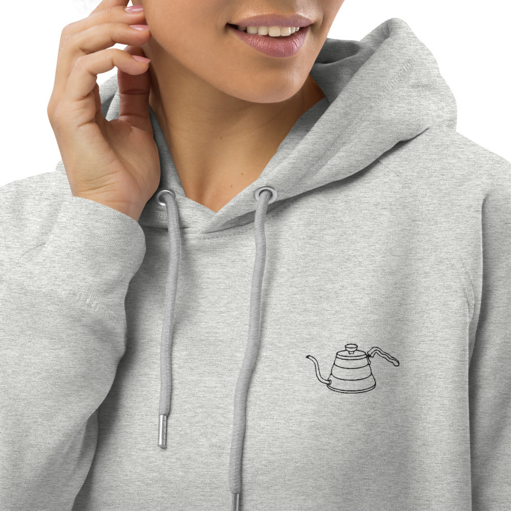 Gooseneck Kettle | Bestickter Organic Bio Baumwoll Hoodie
