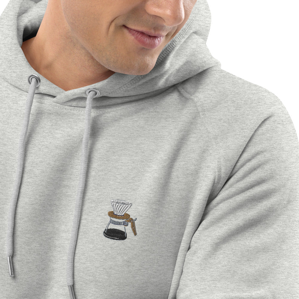V60 | Bestickter Männer Bio Baumwoll Hoodie