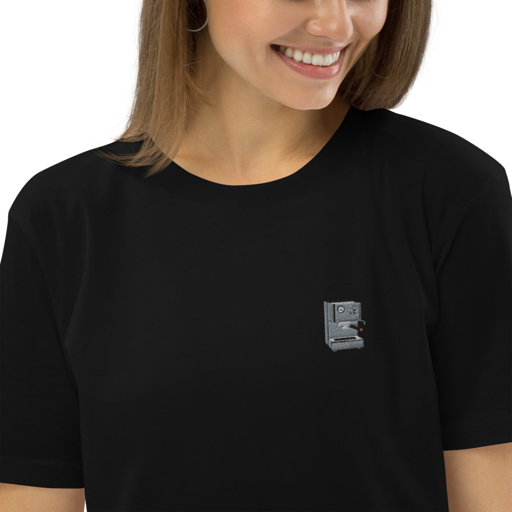 Siebträgermaschine | Besticktes Oversized Organic Bio Baumwoll-T-Shirt