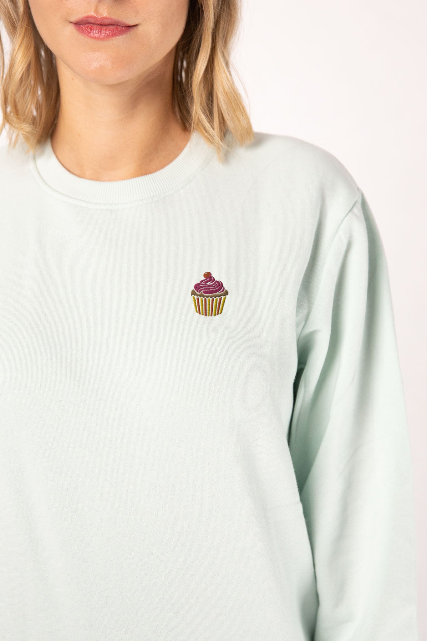 Cupcake | Bestickter Bio-Baumwoll Pullover