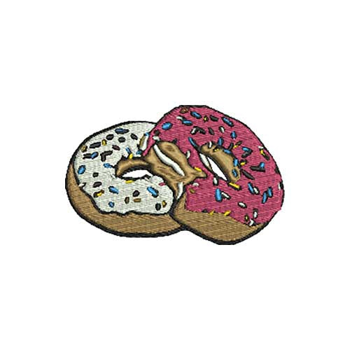 Donuts | Bestickter Organic Bio Baumwoll Hoodie
