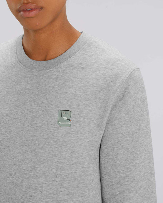 Siebträgermaschine | Bestickter Bio-Baumwoll Pullover