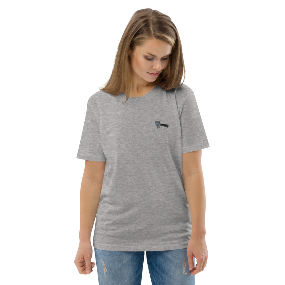 Siebträger | Besticktes Oversized Organic Bio Baumwoll-T-Shirt