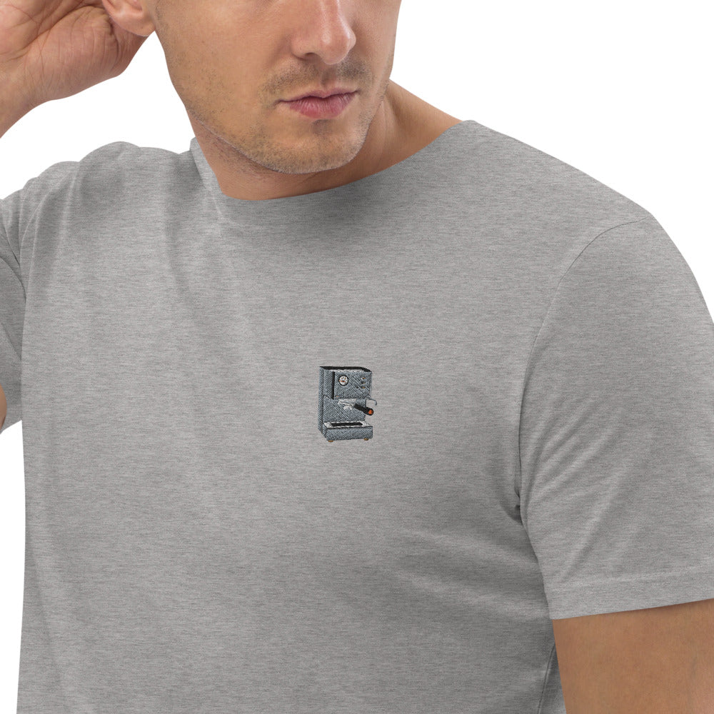 Siebträgermaschine | Besticktes Organic Bio Baumwoll-T-Shirt