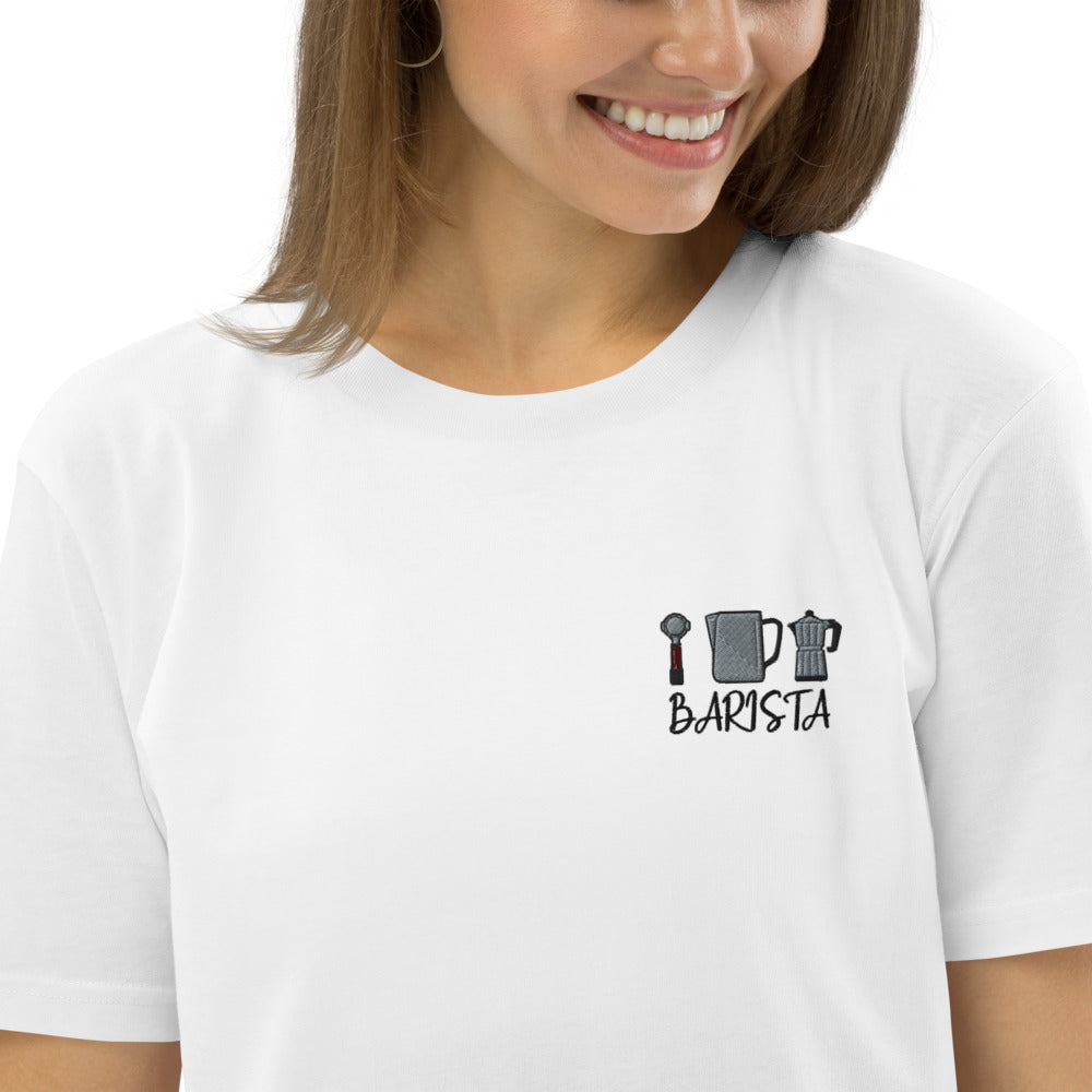 Barista Set | Besticktes Oversized Organic Bio Baumwoll-T-Shirt